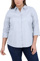 Foxcroft Charlie Cotton Oxford Shirt at Nordstrom,