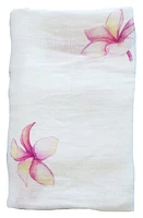 Coco Moon Plumeria Swaddle Blanket at Nordstrom