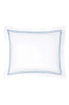 SFERRA Grande Hotel Sham in White/Ocean at Nordstrom