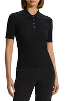 Theory Rib Sweater Polo at Nordstrom,