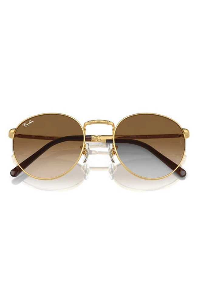 Ray-Ban New Round 53mm Phantos Sunglasses in Gold Brown at Nordstrom