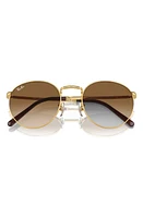 Ray-Ban New Round 53mm Phantos Sunglasses in Gold Brown at Nordstrom