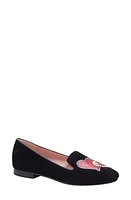 Kate Spade New York lounge hearts loafer Black at Nordstrom,