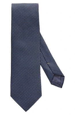 Eton Diamond Silk Tie in Navy at Nordstrom, Size Regular