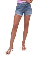 Good American '90s Cutoff Denim Shorts Indigo609 at Nordstrom,