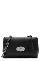 Mulberry Medium Lily Leather Shoulder Bag in Black-Silver Toned at Nordstrom