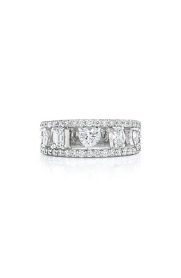 Mindi Mond Fancy Mixed Cut Diamond Ring in White Gold/Diamond at Nordstrom, Size 6.75