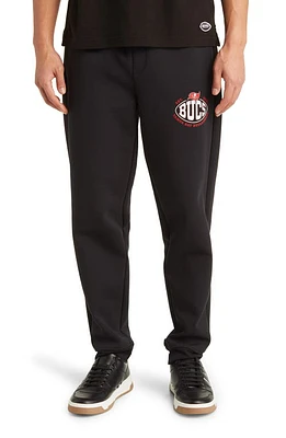 BOSS x NFL Cotton Blend Joggers Tampa Bay Buccaneers Black at Nordstrom,