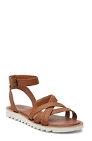 TOMS Rory Ankle Strap Sandal Brown at Nordstrom,