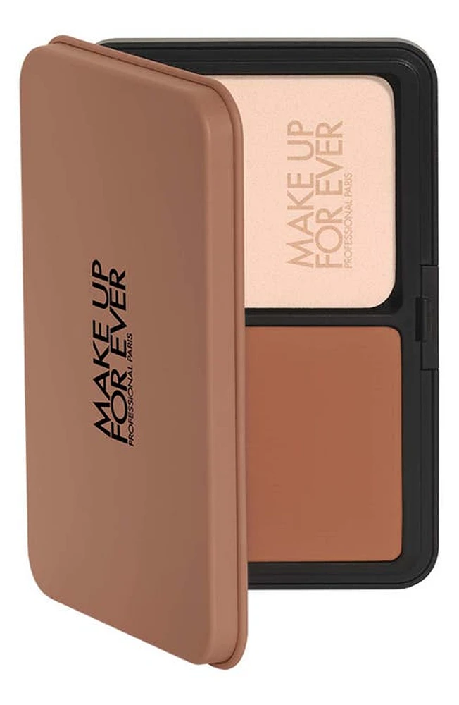 Make Up For Ever HD Skin Matte Velvet 24 Hour Blurring & Undetectable Powder Foundation in 4Y70 Warm Espresso at Nordstrom