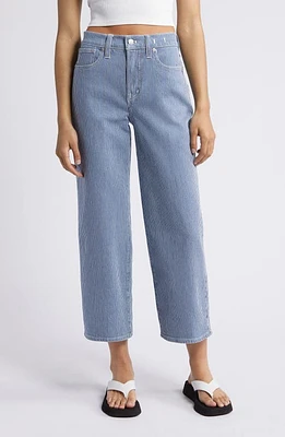 Madewell The Perfect Vintage Wide Leg Crop Jeans Indigo Railroad at Nordstrom,