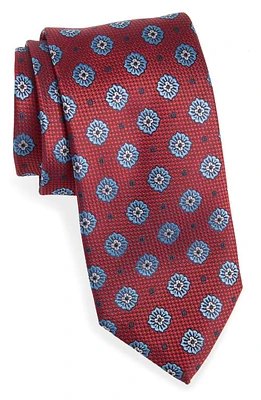 Canali Medallion Silk Tie in at Nordstrom