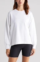 zella Swoop Crewneck Sweatshirt at Nordstrom,