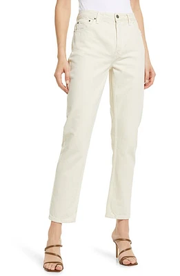 Ksubi Nine O Mallow High Waist Ankle Cigarette Jeans Off White at Nordstrom,