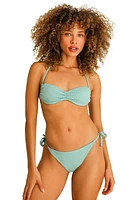 Dippin Daisys Christina Tie Straps Bandeau Bikini Top Surf Rider at Nordstrom,