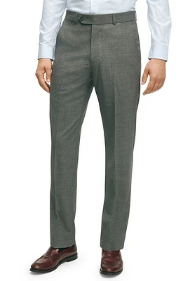 Brooks Brothers Performance Water Repellent Wool Suit Pants Lightgrey at Nordstrom, X