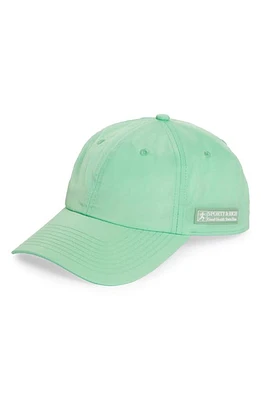 Sporty & Rich Good Health Nylon Baseball Cap in Thyme at Nordstrom