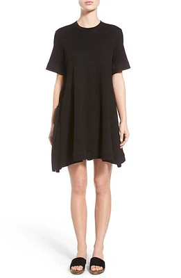 Proenza Schouler Flared Side Tie Jersey Dress in Black at Nordstrom, Size 0