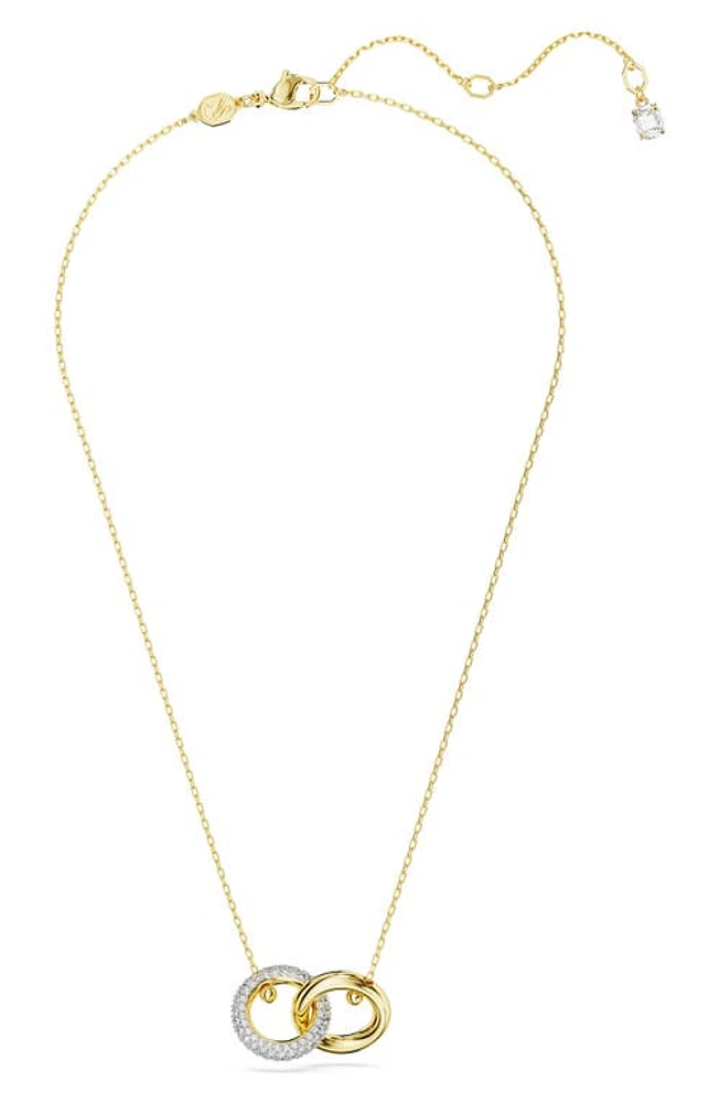 Swarovski Dextera Interlink Pendant Necklace in Gold at Nordstrom