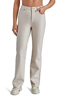 Steve Madden Loren Faux Leather Straight Leg Pants at Nordstrom,