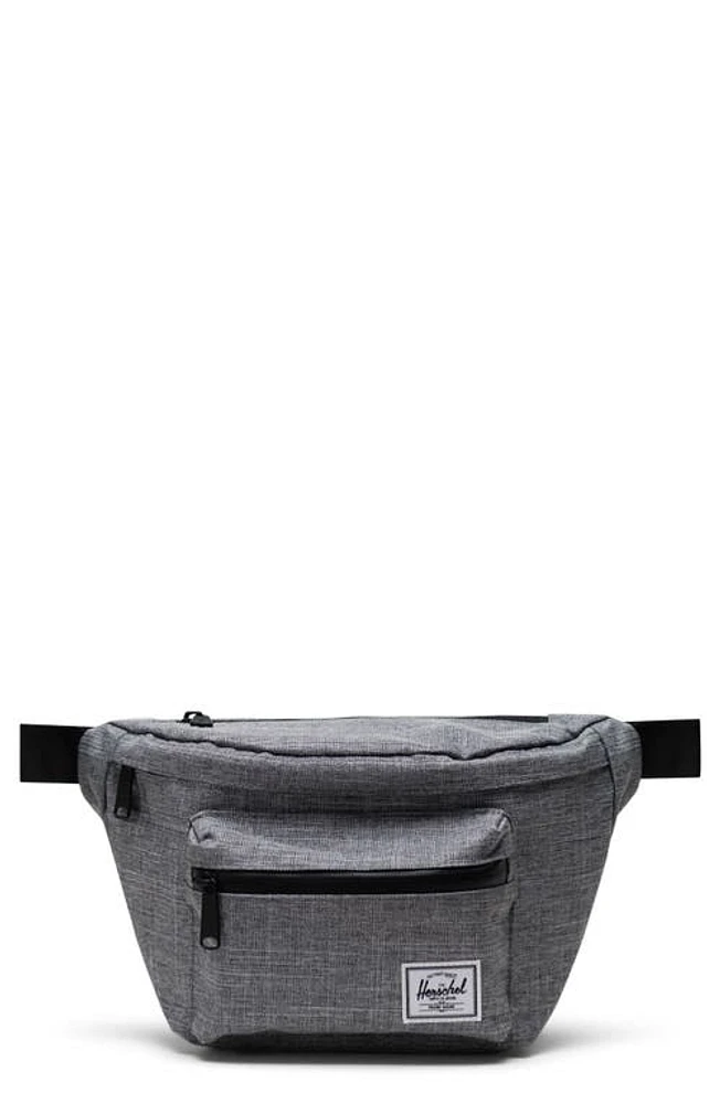 Herschel Supply Co. Pop Quiz Belt Bag in Raven Crosshatch at Nordstrom