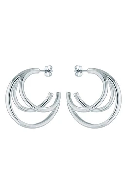 Ted Baker London Henreta Triple Hoop Earrings in Silver Tone at Nordstrom