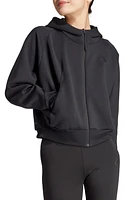 adidas Originals Z. N.E. Zip-Up Hoodie Black at Nordstrom,