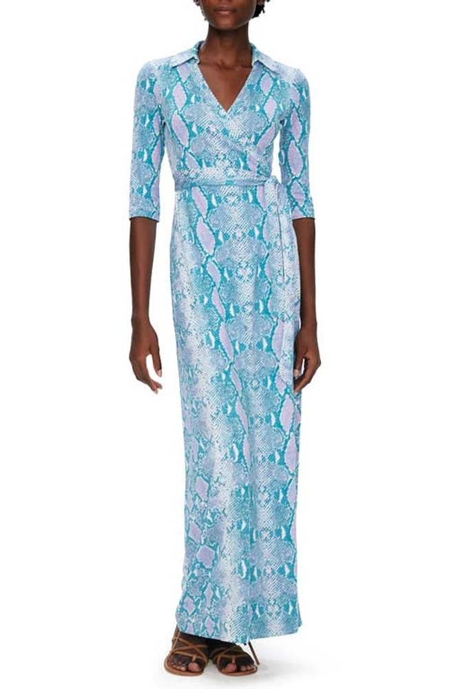 Diane von Furstenberg Abigail Silk Wrap Maxi Dress at Nordstrom,