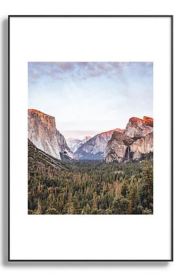 Deny Designs Yosemite Tunnel Framed Art Print in Black Tones at Nordstrom