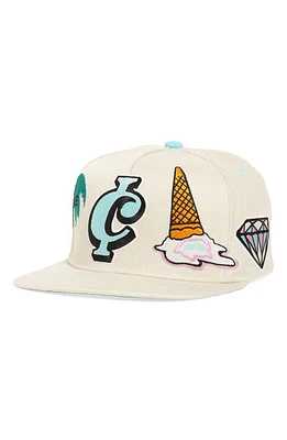 ICECREAM Tropic Thunder Snapback Baseball Cap in Whisper White at Nordstrom