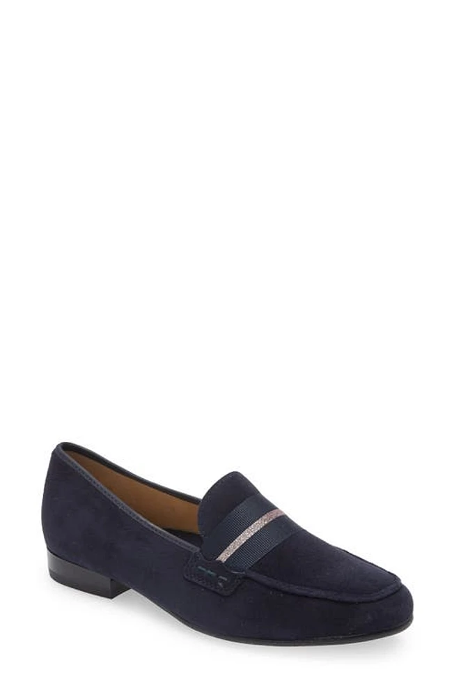 ara Kandy Loafer in Blue Suede at Nordstrom, Size 6