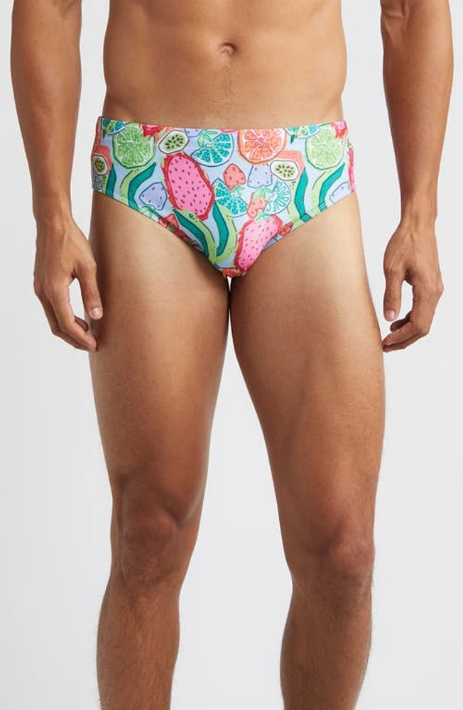 Boardies Ice & Slice Swim Briefs Pink Multi at Nordstrom,