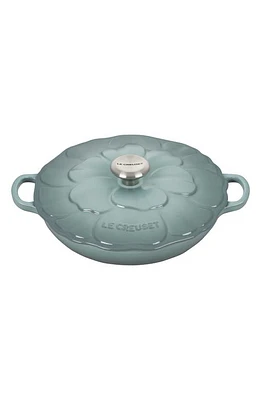 Le Creuset Petal Signature Braiser in Sea Salt at Nordstrom