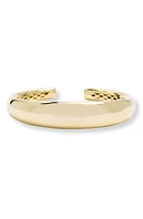 Melinda Maria She's So Smooth Tube Cuff Bracelet in Gold at Nordstrom