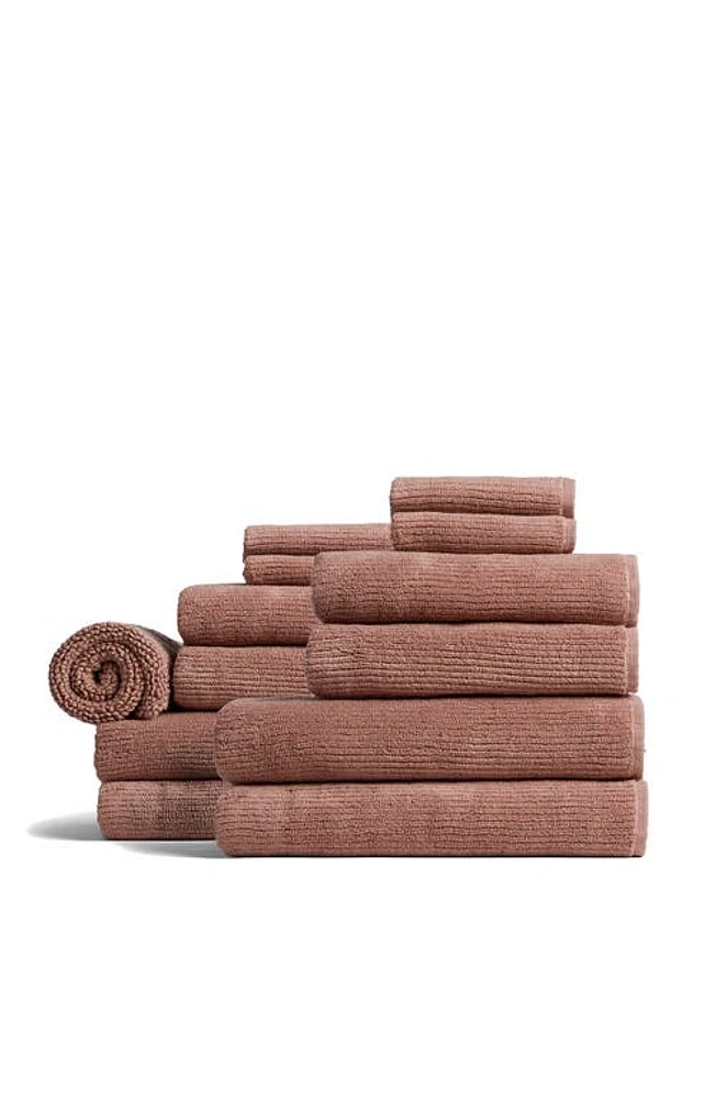 Parachute Soft Rib Bath Essentials in Clay at Nordstrom