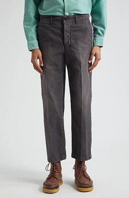 VISVIM Field Cotton Chinos Black at Nordstrom,