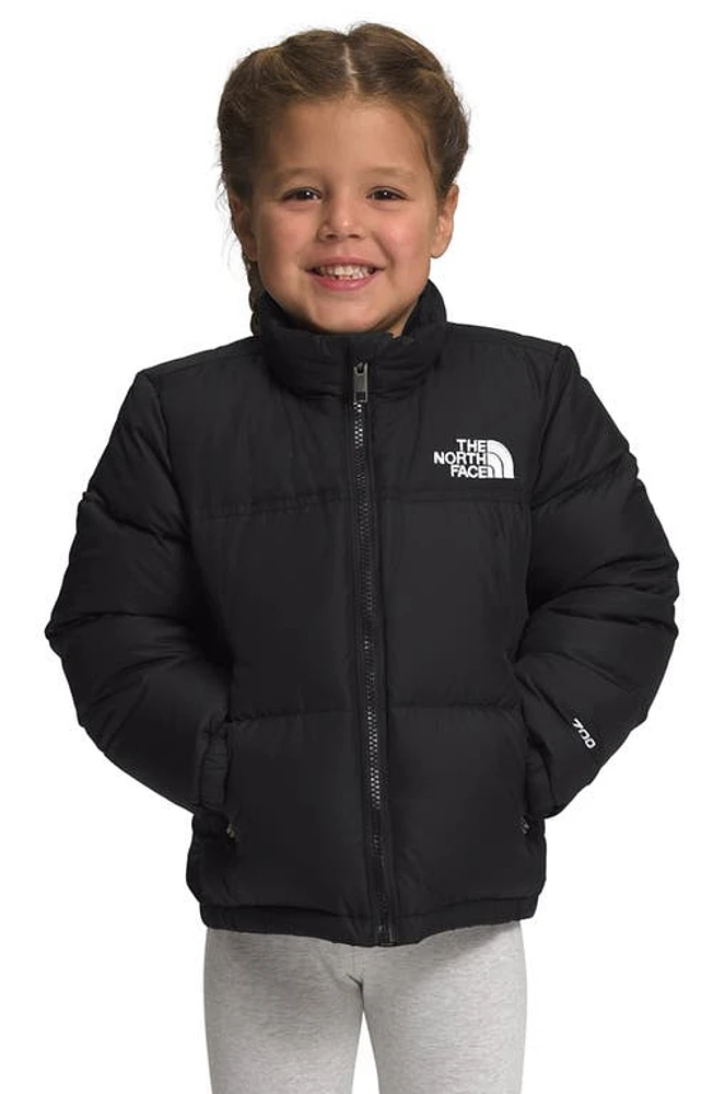 The North Face Kids' 1996 Retro Nuptse Packable 700 Fill Power Down Jacket Tnf Black at