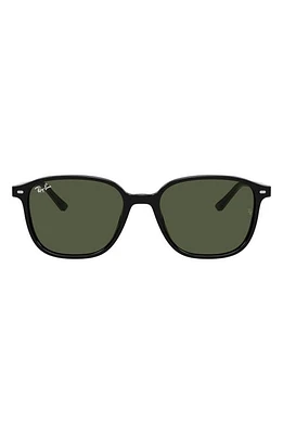 Ray-Ban Leonard 55mm Square Sunglasses in Black at Nordstrom