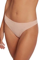 Wolford Cotton Contour 3W Thong in Rose Tan at Nordstrom, Size X-Small