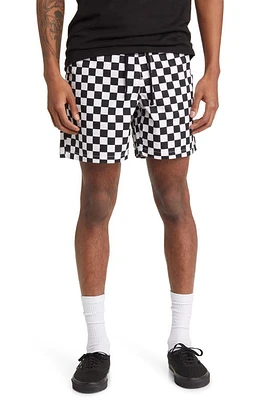 Vans Range Relaxed Stretch Checkerboard Shorts at Nordstrom,