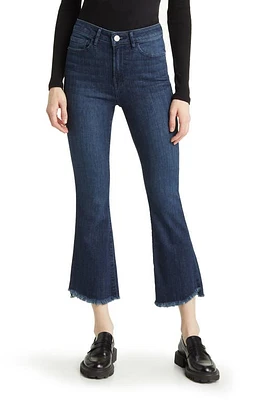 FRAME Le Crop Mini Boot Frayed Bootcut Jeans Naples at Nordstrom,