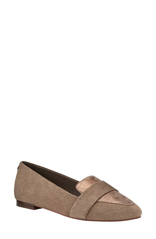 Birdies Blackbird Flat Oak Shimmer Suede at Nordstrom,