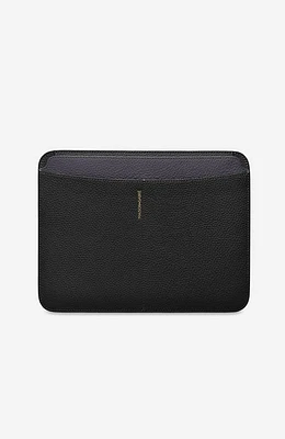 MAISON de SABRÉ Leather iPad Case in Graphite Caviar at Nordstrom