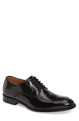 Johnston & Murphy Bradford Apron-Toe Oxford Black Leather at Nordstrom,