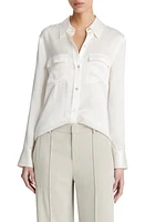 Vince Chest Pocket Satin Shirt at Nordstrom,