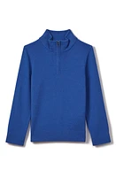 Reiss Kids' Blackhall Wool Quarter Zip Sweater Lapis Blue at Nordstrom