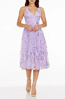 Dress the Population Audrey Cocktail Lavender Multi at Nordstrom,