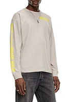 DIESEL T-Burn XT Long Sleeve Waffle Knit T-Shirt Ivory at Nordstrom,