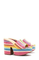 Larroudé Margot Platform Slide Sandal Pink at Nordstrom,