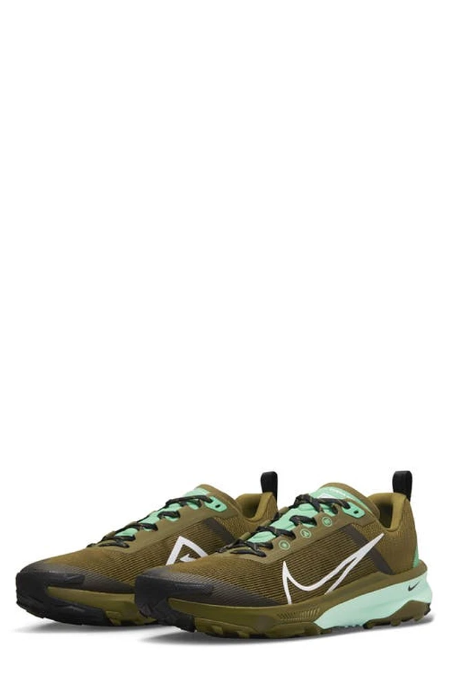 Nike React Terra Kiger 9 Sneaker in Olive Flak/Green/Black at Nordstrom, Size 9.5